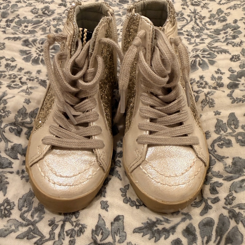 ShuShop Glittery High-Top Sneakers